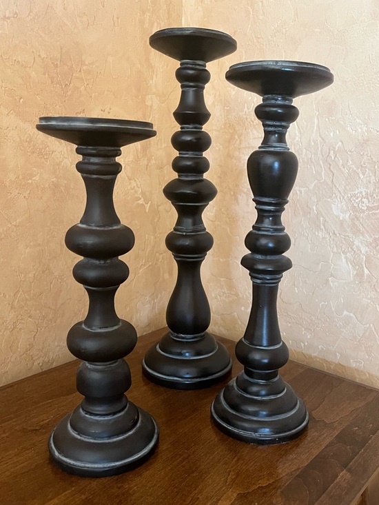 Other - Wooden Candle Holders